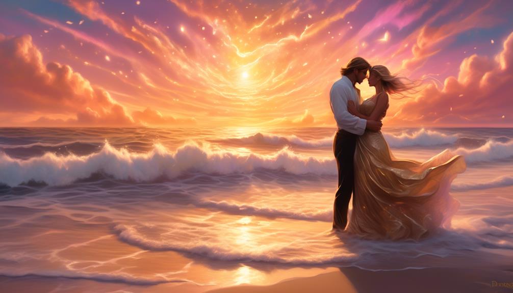 romantic beach sunset serenade