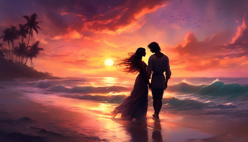 romantic melody by ocean